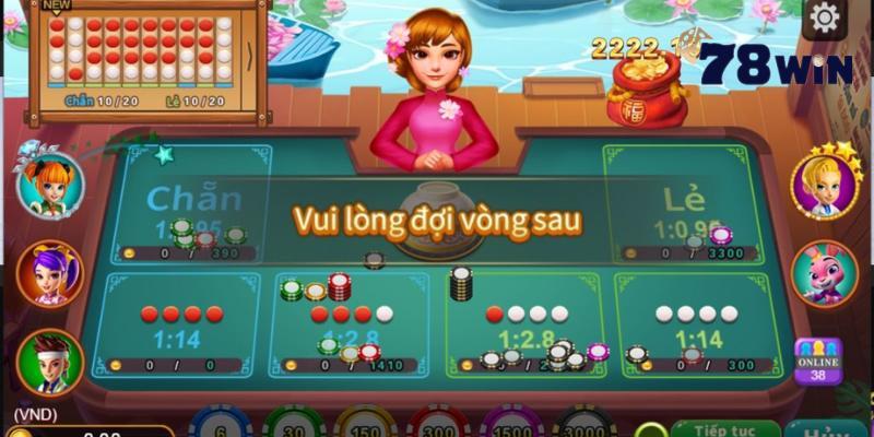 Sự thú vị bất ngờ của trò chơi game xóc đĩa đổi thưởng 78win